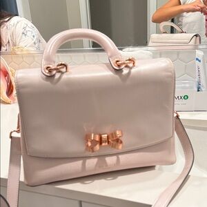 Kate Spade Light Pink Satchel with Bow Detail